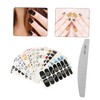 SAFIGLE 1set Nail Decoration Patches Durable Fingernail Stickers for DIY