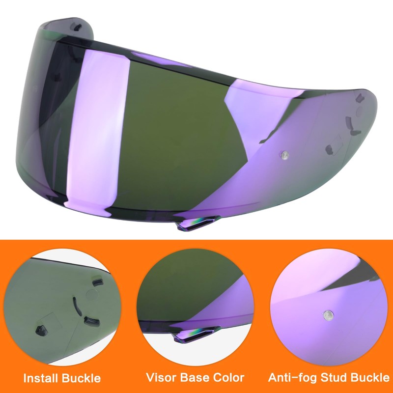LKV RF-1200 RF 1200 Visor Replacement - CWR-1 Motocycle Helmet
