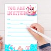 Pool Party Birthday Invitations for Girl