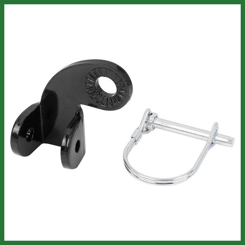 Motoforti Bicycle Trailer Coupler Attachment Trailer Hitch Silver Tone Black