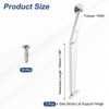 sourcing map 2Pcs Lid Support Hinge, 100N Gas Struts Soft