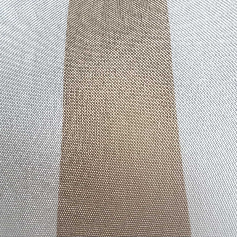 Fabric Sold by the Metre Awning Fabric Block Stripes Beige