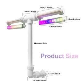 RLRTWIN Pool Fountain Lights Waterfall for Above & In-Ground Pools with LED Lights, Remote Control for Above Ground Pool