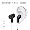 MangoKit In-Ear Headphones with Earplugs - Black