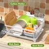 SavvyStor Dish Drainer Dish Drainer Space Saving Dish Drainer for