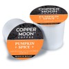 Copper Moon Pumpkin Spice, Medium Roast Coffee Pods Compatible with