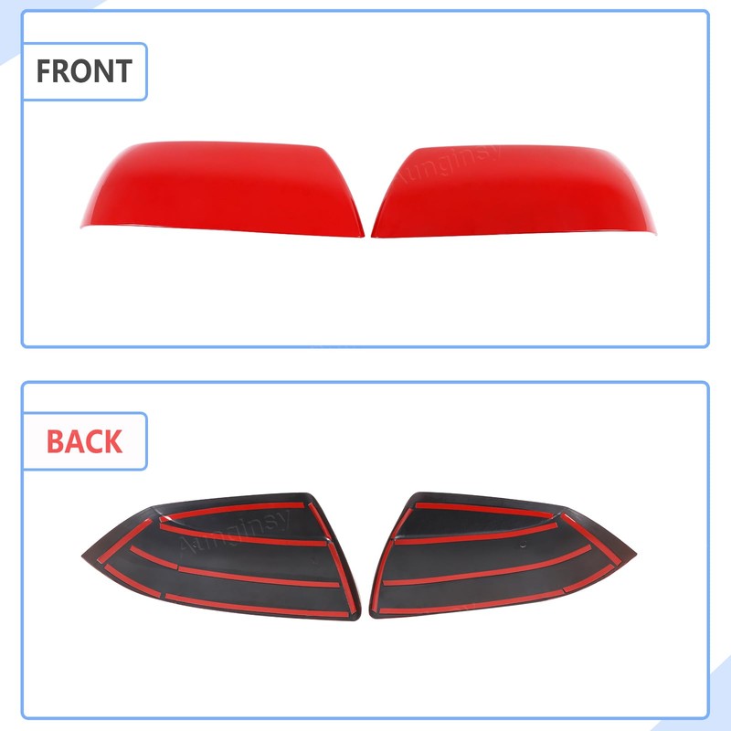 Car Rear View Mirror Cover Cap Trim Cover Compatible with