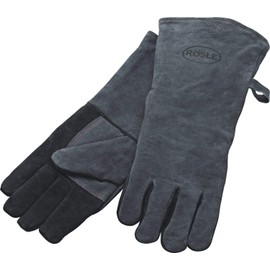 Rösle 16-inch Leather Barbeque Grilling Gloves