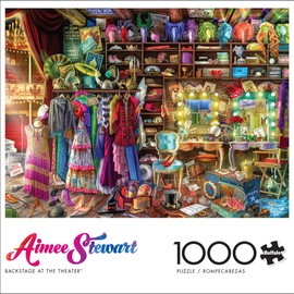 Buffalo Games - Aimee Stewart - Backstage at The Theater - 1000 Piece Jigsaw Puzzle - Challenging Puzzle Perfect for Game Nights - Finished Size is 26.75 x 19.75