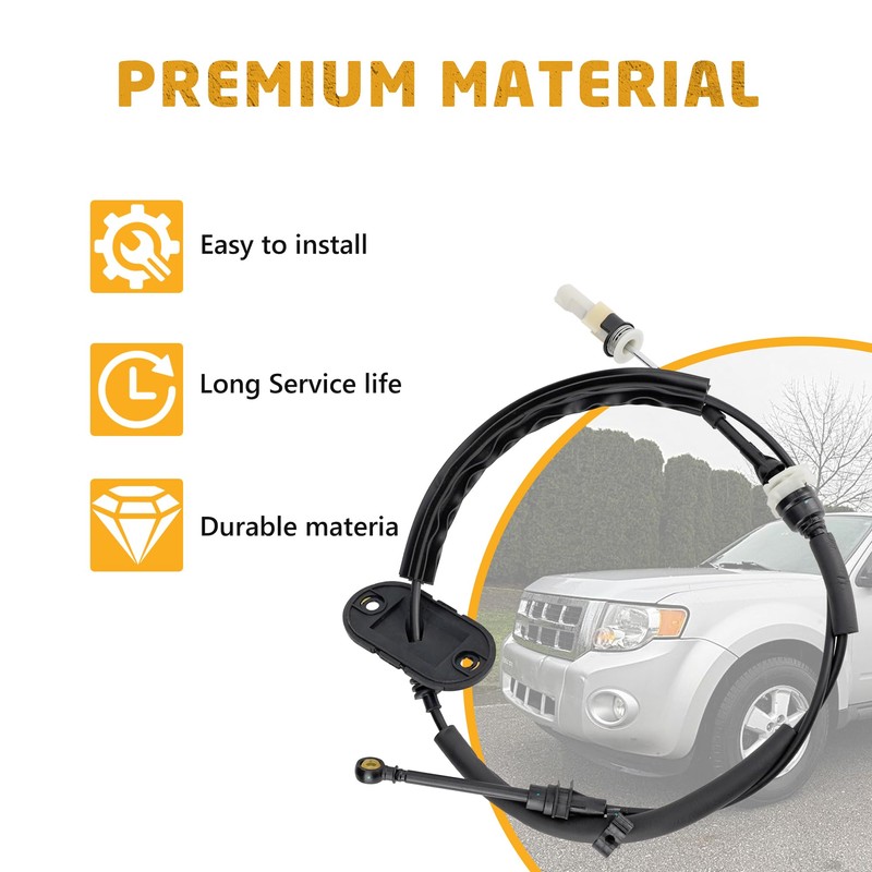 RAPIHIDAN AL8Z 7E395-A Automatic Transmission Shift Cable Compatible with 2009