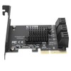 Expansion Card PCIE to 6Port SATA3.0 Hard Disk 6G PCIE3.0
