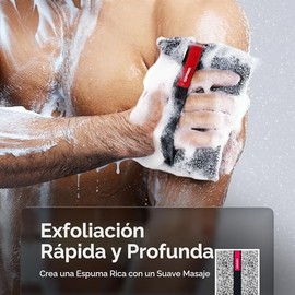 cepillo corporal exfoliante, esponja de exfoliación corporal áspera para eliminar la piel muerta, esponjas exfoliantes corporales, cepillo exfoliante 