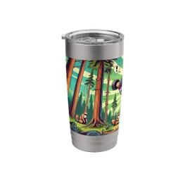 Sasquatch Bigfoot Exercise: Always Hydrate The Cryptid Myth Stainless Steel Insulated Tumbler