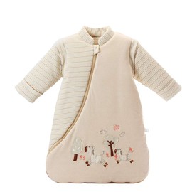 100% Organic Cotton Soft Baby Sleeper, Prevents Night Chills, Spring/Autumn/Winter, for Newborns to 6-Months