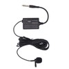 236in Wired Lavalier Microphone Clip On Lapel Condenser Mic for