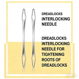 Haredluck Interlocking Tool for Microlocs and Medium Locs Maintenance – Hair Tools for Dreadlocks, Sisterlocks, Interlocks, and Crochet Locks