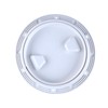 White Boat Hatch 8 Inch Round Non Slip Inspection Hatch
