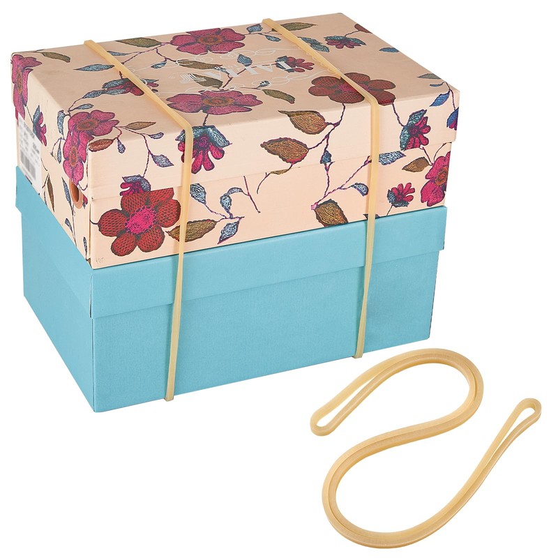 Trash Can Rubber Bands Set of 3 Yellow Large Rubber