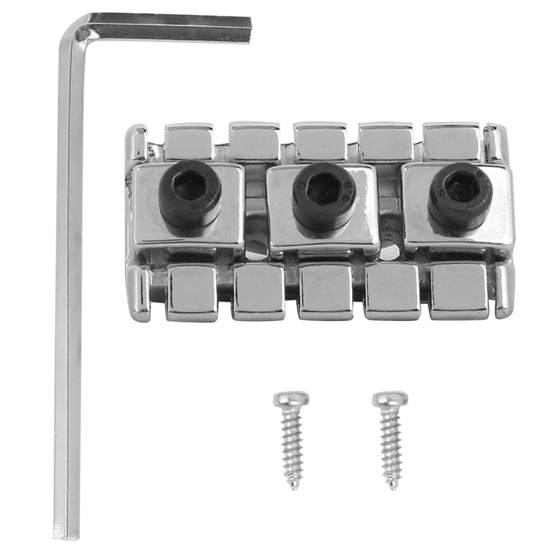 Electric Guitar String Lock Nut with Headstock String Retainer Bar