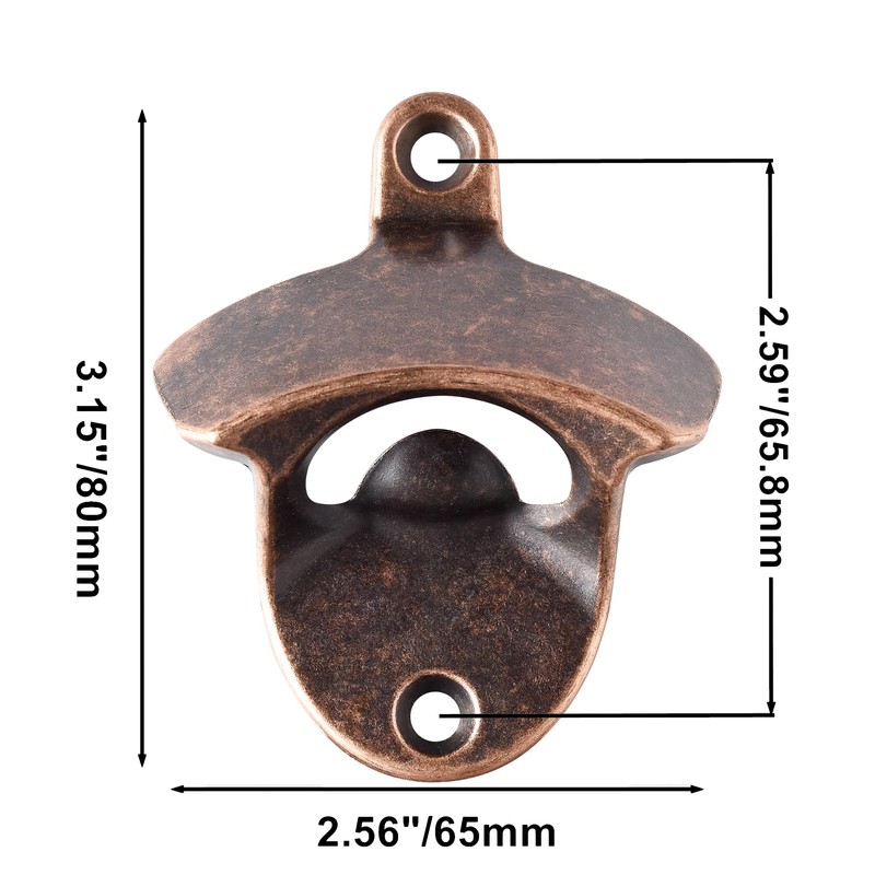HAIICEN Rustic Magnetic Beer Bottle Opener Wall Mount Soda Cap