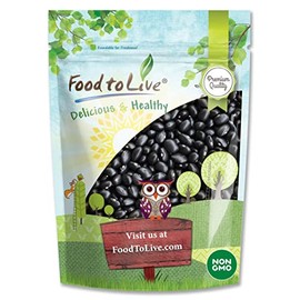 Black Turtle Beans, 1 Pound – Non-GMO Verified, Whole Dried Beans, Sproutable, Vegan, Kosher, Bulk. Low Sodium. Great Source of Plant Based Protein, Fiber. Great for Bean Soup, Salads, Stews, Chili.
