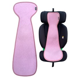 HECKBO Children's Seat Cover Summer Anti-Sweat for Prams - Group 2/3 - Car Seat for Children Mat - Girls Boys - Pink