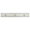 'Cute Cauliflower Sheep' 30cm (12 Inch) White Plastic Ruler (RL00092526)