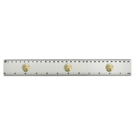 'Cute Cauliflower Sheep' 30cm (12 Inch) White Plastic Ruler (RL00092526)