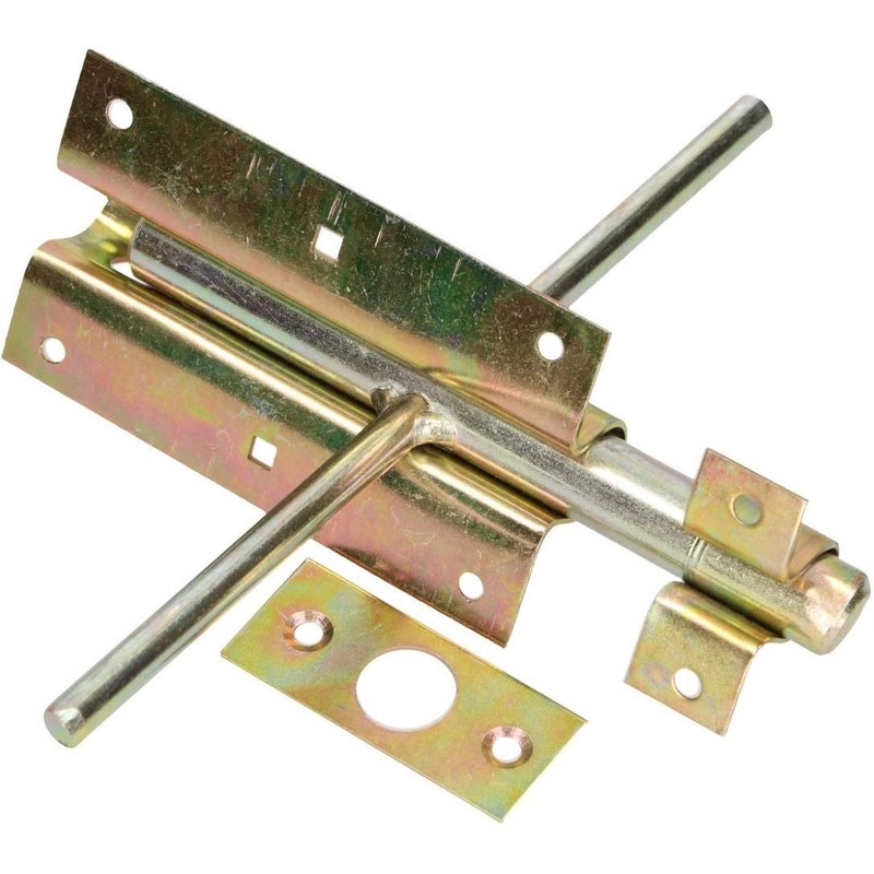 KOTARBAU® Door Bolt Bolt 100 mm Double-Sided Gate Bolt Lock