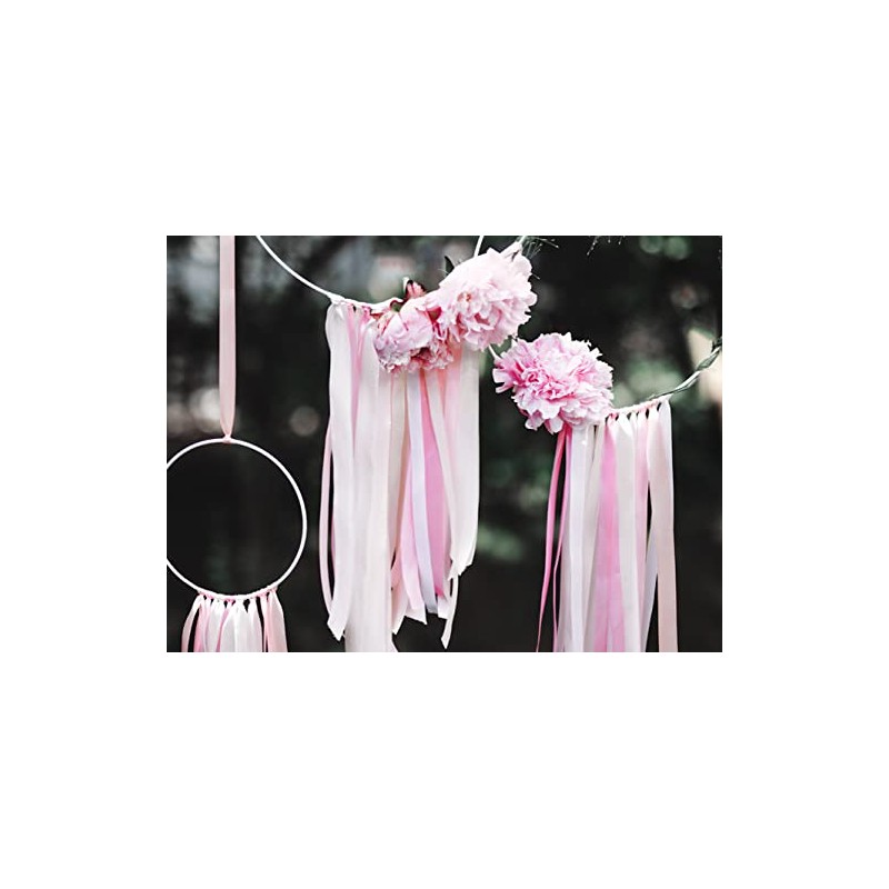 Satin Ribbon Light Peach 6 mm/25 m