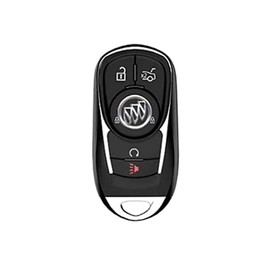 WORCAS for Buick 5 Buttons Key Fob Cover,Premium Soft TPU Key Fob Cover Case Compatible with Buick Encore Enclave Lacrosse Envision Verano Regal GL8(Violet Pattern)