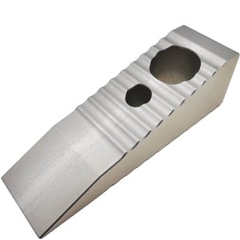 GLOBOTECH Ultra-Light 7075-T6 Aluminum Firefighter Door Wedge - Match with Halligan Tool, Silver