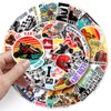 Karting Stickers 50 Pcs Vinyl Trendy Racing Car Sports Stickers