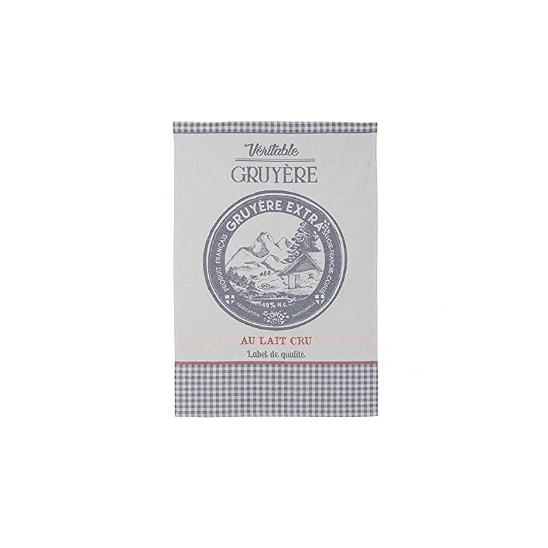 Coucke Gruyere Cheese Jacquard Cotton Towel 20 by 30 Inches,