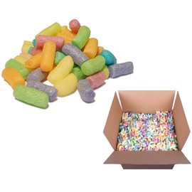 Biodegradable MULTI COLOURED Loose Fill PACKING PEANUTS Protective Void Filler Postal Mailing Packing Reusable Cushioning Filling (6 Cubic Foot Box)