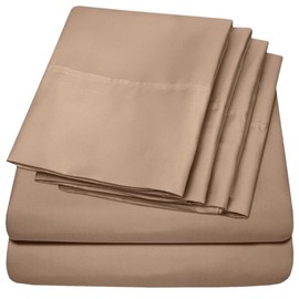 HNU 8 Piece White Short Queen Size Sheet Set Solid Color Comfortable Warm Plain Pattern Microfiber Fabric | Aesthetic Bedding Breathable Clean Smooth Elegant Cozy Couple Piped Edging Nice