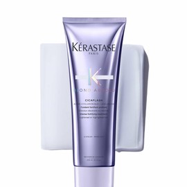Kerastase Blond Absolu Cicaflash Conditioner - For Bleached & Damaged Hair, Strengthens & Nourishes, With Hyaluronic Acid, Protects Against Breakage, 8.5 Fl Oz