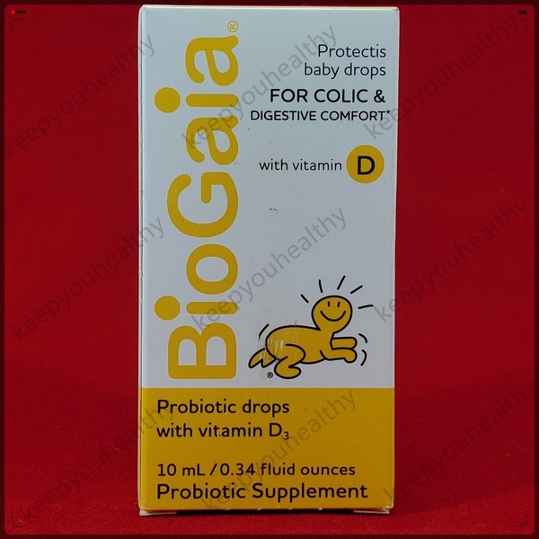 BioGaia Probiotics Drops With Vitamin D for Baby, Infants, Newborn and Kids