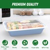 50 Pack (100-Piece) 32 oz Meal Prep Containers Reusable with