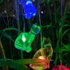 Solar Cat Wind Chimes, 6 LED Cat Memorial Wind Chimes