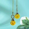 Set of 2 Vintage-Style Amber Fan Pull Ceiling Fan Chain