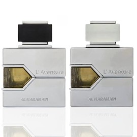 Al Haramain L'Aventure Men & L'Aventure Blanche Eau de Parfum For Men, 3.33 Ounce (100 ml) (PACK)