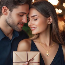 CDE Women's Moissanite Necklace 925 Silver Double Heart VVS1 Clarity D Colour Women's Jewellery Birthday Gift for Her Girlfriend Christmas Valentine's Day Mother's Day, Sterling Silver, Moissanite