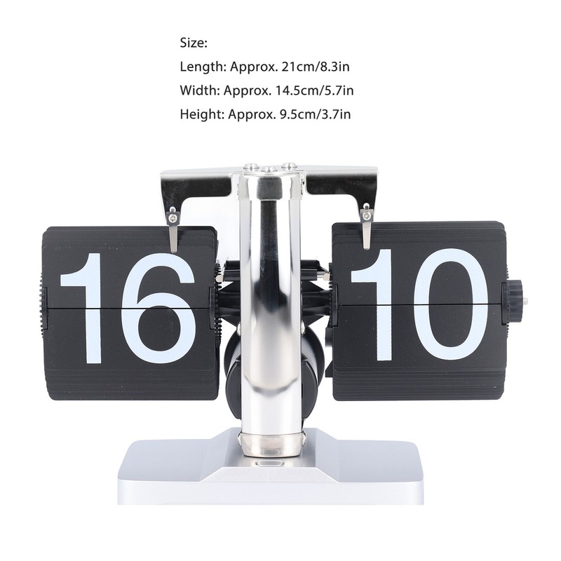 Retro Flip Down Clock Innovative Light Luxury Simple Design Flip