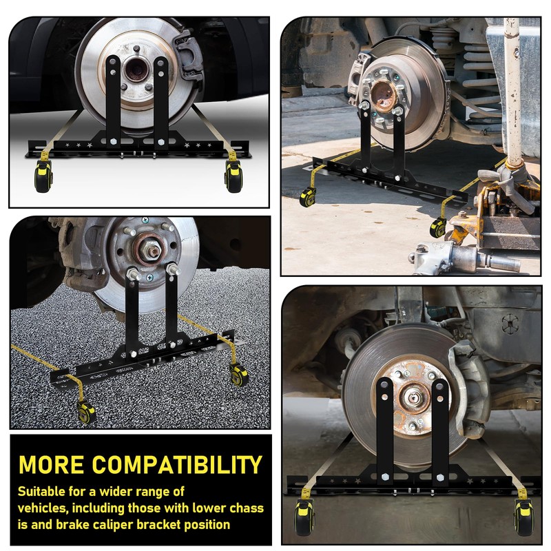 FODAHRWS 2 Pack Wheel Alignment Tool with Connection Sheet, Heavy