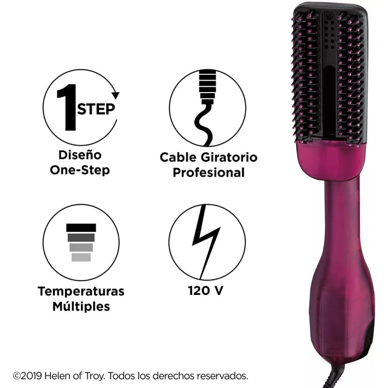 Revlon Salon Cepillo Tecnolog Hidromist Secar Estilizar Pelo