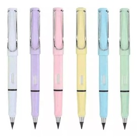 KFMX 10 Lápices Infinito Mágico Con Borrador Kawaii Colores