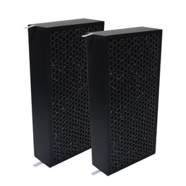 PUREBURG HRF-Z2 Replacement True HEPA Filter Set Compatible with Honeywell HPA600 (HPA600B) PROFESSIONAL SERIES True HEPA Air Purifier, Part Number HRF-Z2 Filter Z, Activated carbon 2-IN-1 Air Clean