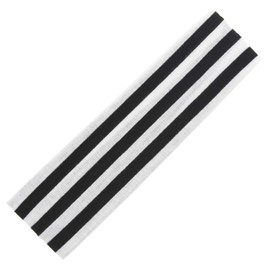 Zac's Alter Ego Black & White Elasticated Lycra Fabric Kylie Stripe Headband