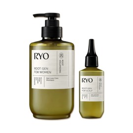 Ryo Root Gen Hair Loss Care Shampoo Women 515ml + Essence 80ml / 려 루트젠 탈모전문케어 샴푸 여성 515ml + 에센스 80ml